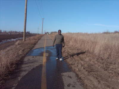 2010-Peter walking in Cold Lake1